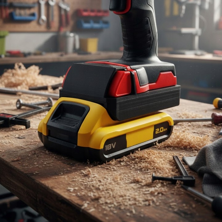 Adapter baterii DeWalt do narzędzi Milwaukee M18 na akumulator