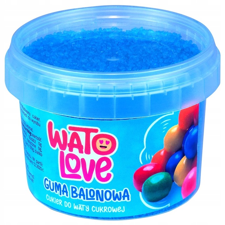 KOLOROWY CUKIER DO WATY CUKROWEJ 8x100g PATYCZKI MIARKA Cukry do Waty