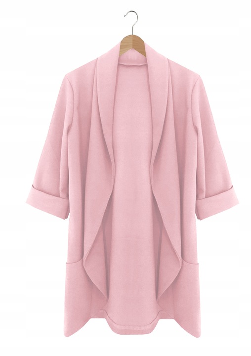 Marynarka damska żakiet NARZUTKA elegancka model MIA damska BEŻOWY