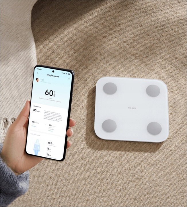 Inteligentna Waga Łazienkowa Xiaomi Mi Body Composition Scale S400 do