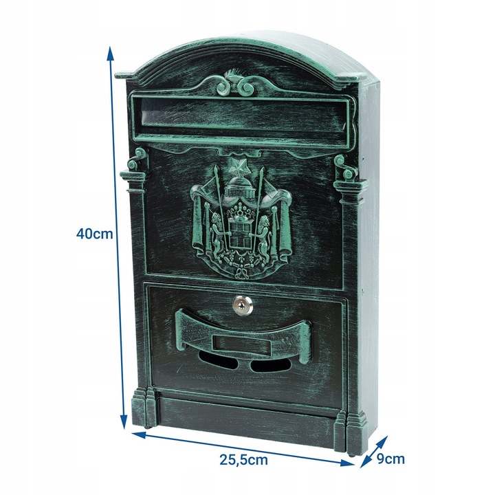 SKRZYNKA NA LISTY POCZTĘ LIST POCZTOWA LISTOWA GAZETY RETRO ANTYCZNA