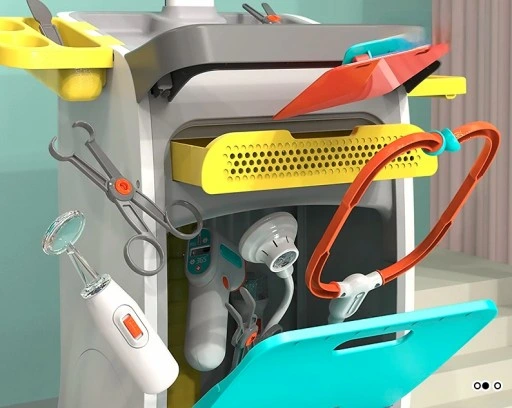 ZESTAW MAŁEGO LEKARZA STACJA MEDYCZNA PIELĘGNIARKA