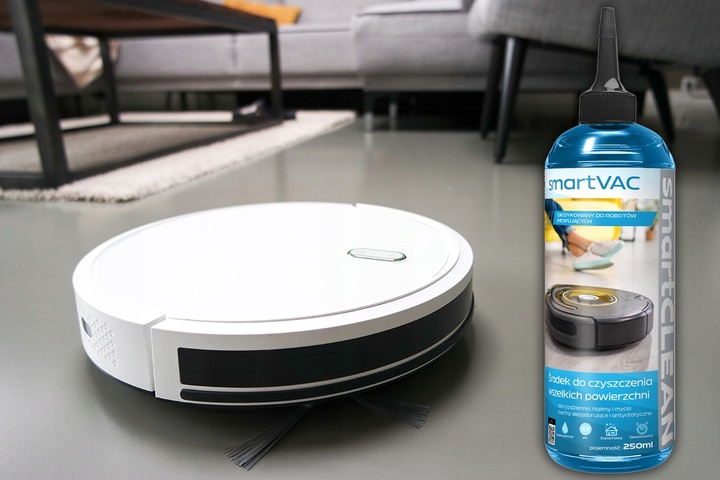 PŁYN DO ROBOTÓW MOPUJĄCYCH SPRZĄTAJĄCYCH BIONICZNYCH 2x 250ml SmartVAC