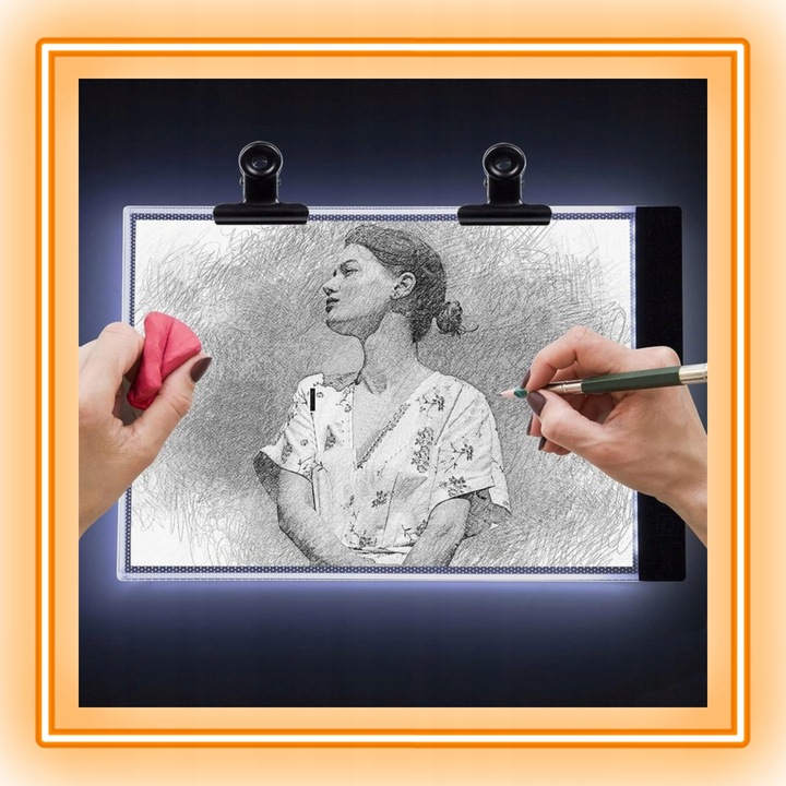 TABLET GRAFICZNY TABLICA DZIECI RYSOWANIA DESKA KREŚLARSKA LED + 5 GRATISÓW