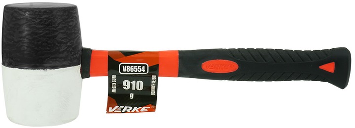 MŁOTEK GUMOWY BRUKARSKI BLACHARSKI DO KOSTKI BEZODRZUTOWY 910g FIBERGLASS