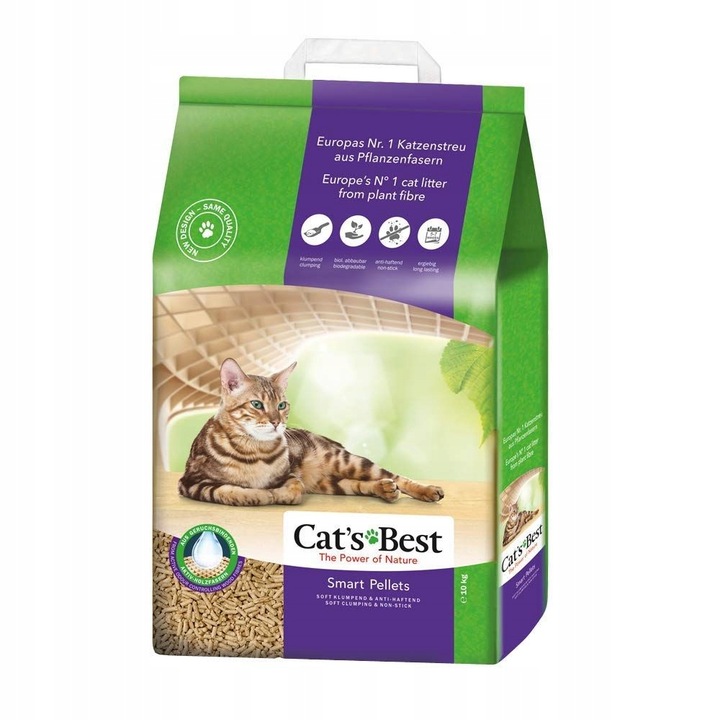Cat's Best Smart Pellet 20 l / 10kg żwirek drewniany