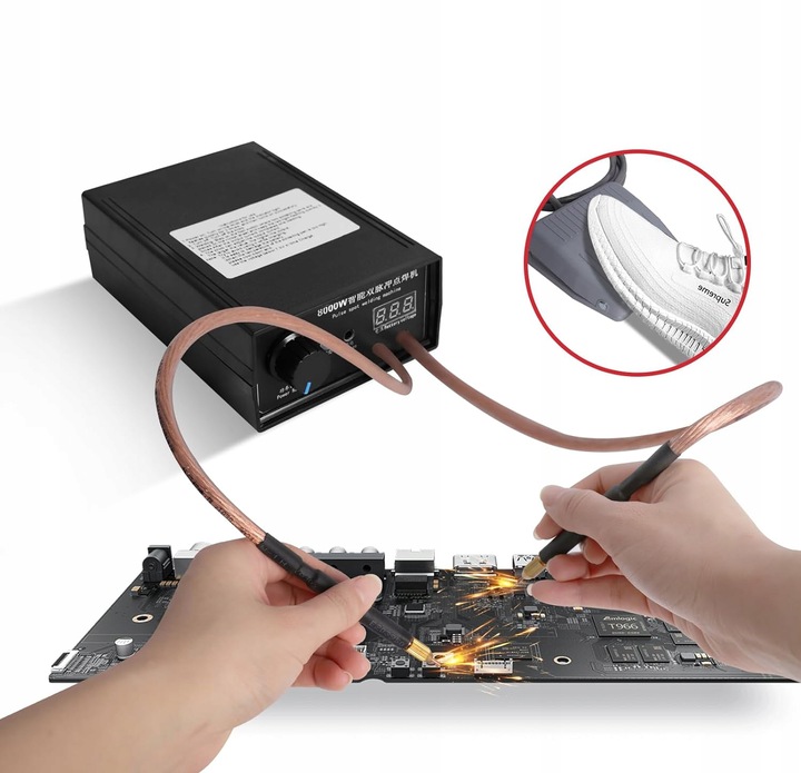 Zgrzewarka punktowa dużej mocy 8000 W z podwójnym impulsem Dla Domu