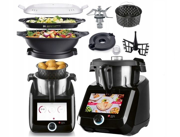 NAJNOWSZY ROBOT MONSIEUR CUISINE SMART 8 1200W LIDLOMIX WIFI CZARNY