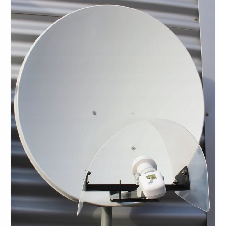 OSŁONA KONWERTERA LNB SATELITARNEGO OCHRONA UMBRELLA DESZCZ ŚNIEG LÓD