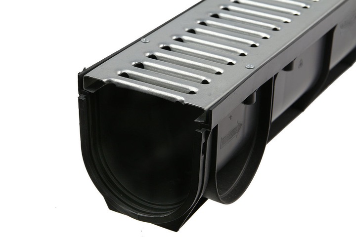 Korytko odwodnieniowe Kanał plastik-Easy1 DN70-ruszt stal ocynk kl.A15