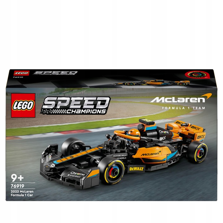 LEGO Speed Champions Samochód wyścigowy McLaren Formula 1 wersja 2023 76919