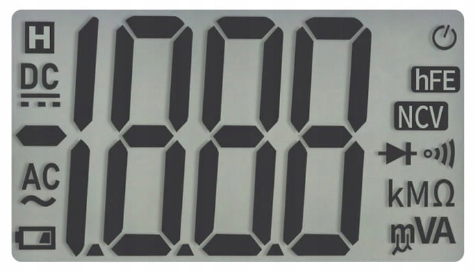 MULTIMETR CYFROWY ELEKTRYCZNY MIERNIK PRĄDU LCD