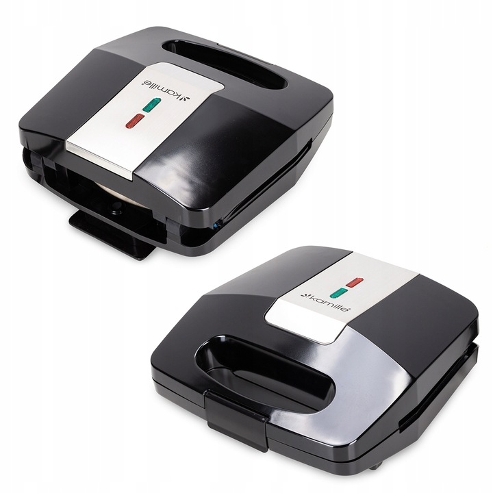 OPIEKACZ DO KANAPEK SANDWICH GRILL ELEKTRYCZNY GOFROWNICA 3-w-1