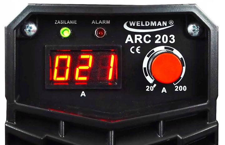 Spawarka inwertorowa 20-200A ARC 203 Weldman