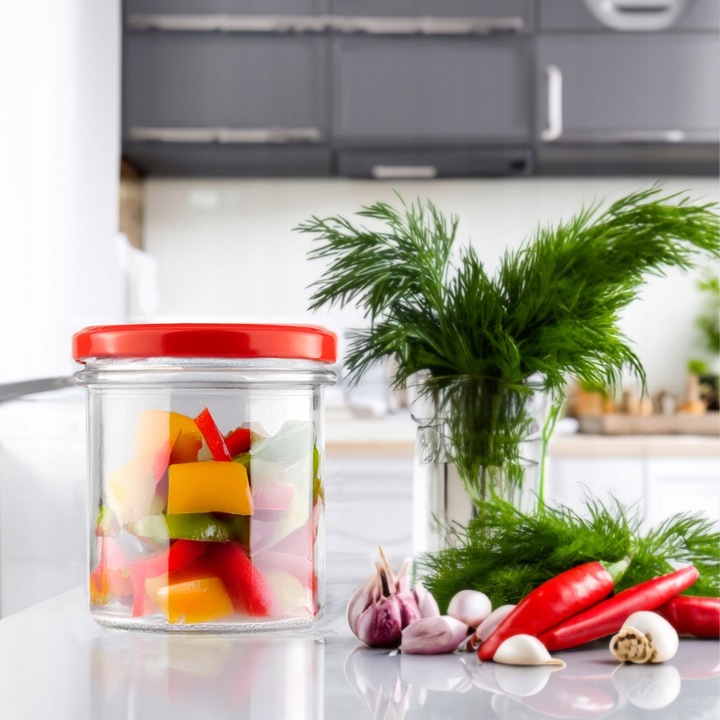 15x SŁOIK 350ml MIÓD DŻEM MIĘSO PASZTET PRZETWORY SŁOIK PROSTY Z ZAKRĘTKĄ