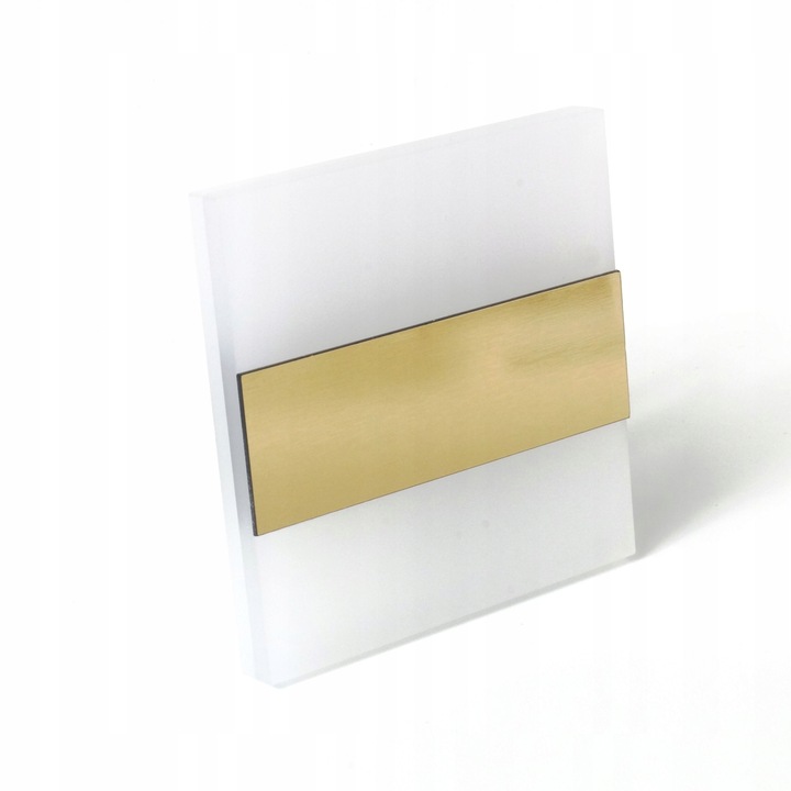 Oświetlenie schodowe oprawa lampka schodowa LED 230V Q31 Złota /