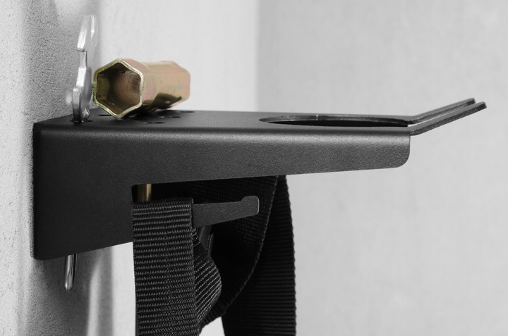 Wieszak uchwyt na kosę kosiarkę spalinową MARKOWY