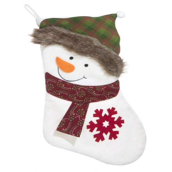 SKARPETA DUŻA DEKORACYJNA OZDOBA ŚWIĄTECZNA NA KOMINEK PREZENTY BUT