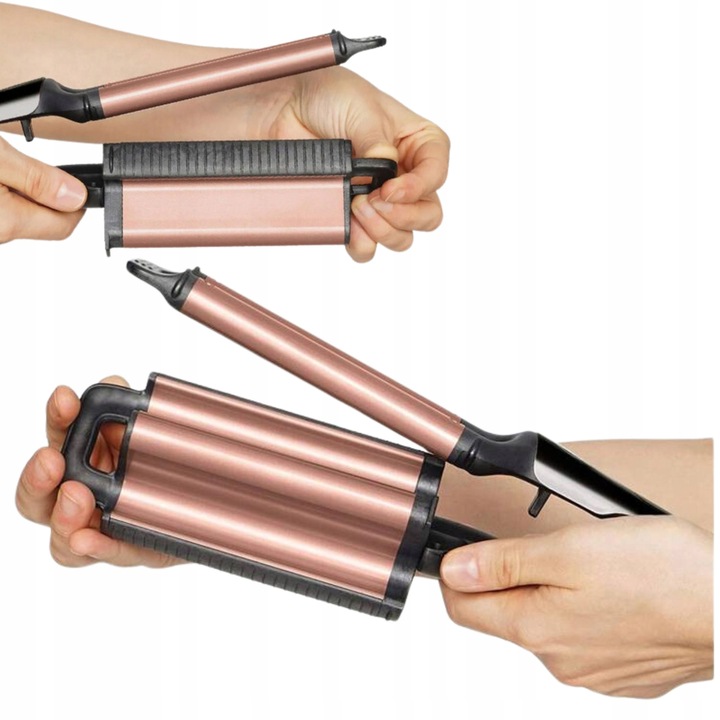 LOKÓWKA FALOWNICA DO WŁOSÓW CERAMICZNA PROFESJONALNA DO DŁUGICH WŁOSÓW LOKI