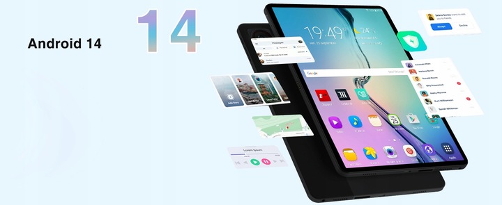 DOOGEE T30SE Tablet 11" 2.4K 9GB/128GB WIFI SIM Hi-Res 8580mAh Android 14