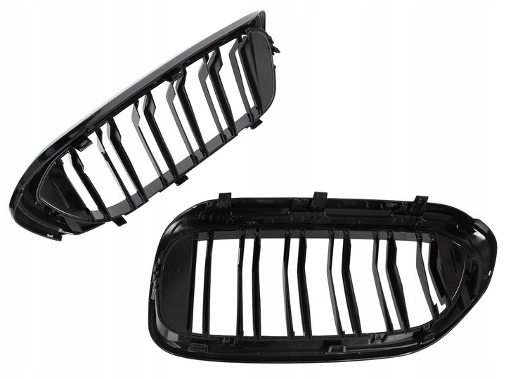 Grill Atrapa Nerki Czarny Połysk 2 szt BMW 5 G30 G31 Przedlift Pakiet M5