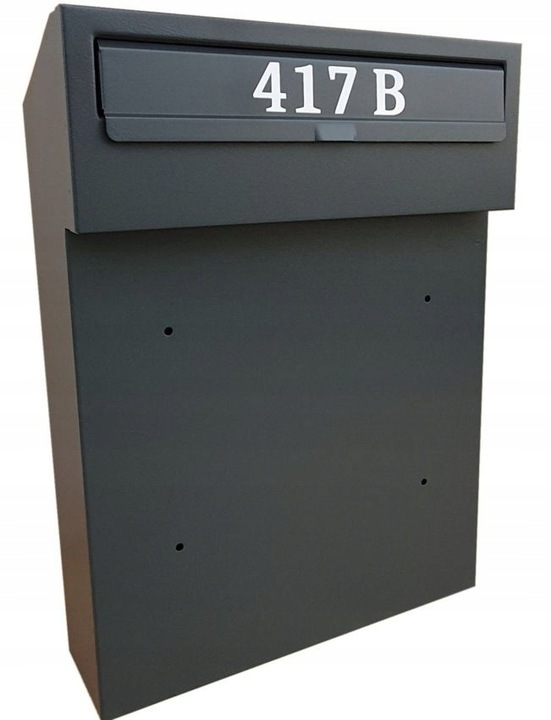 SKRZYNKA NA LISTY PRZELOTOWA DWUSTRONNA W3 + NAPIS