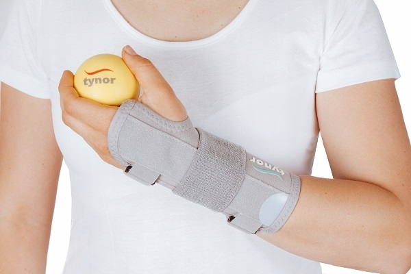 ORTEZA NADGARSTKA STABILIZATOR NA NADGARSTEK OPASKA NA RĘKĘ Z SZYNĄ NA RZEP