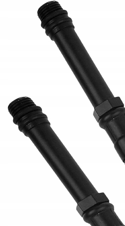 Wąż wężyk do baterii komplet 2 szt CZARNY 3/8 x M10 60 cm N-W