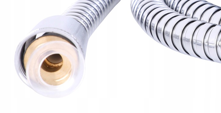 Słuchawka prysznicowa z wężem chrom do wanny z uchwytem ściennym YOKA