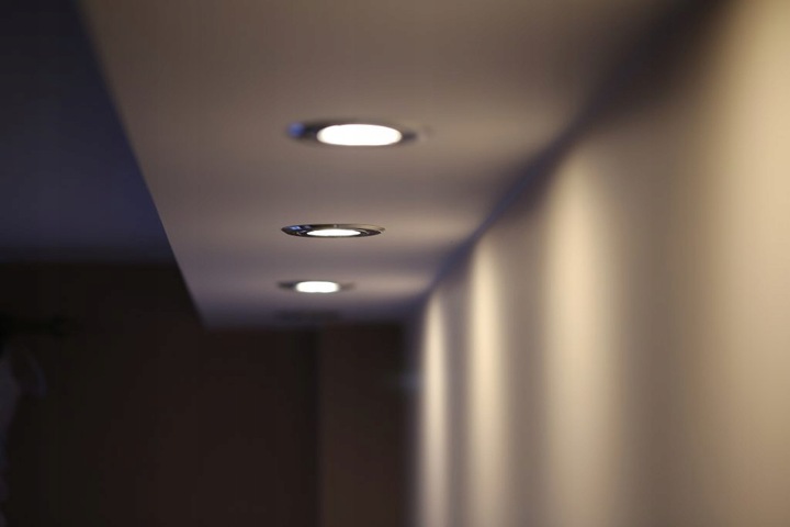 Oprawa halogenowa LED GU10 sufitowa stała BIAŁA