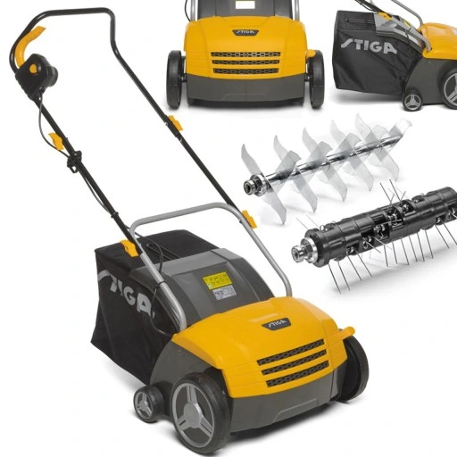 POTĘŻNY WERTYKULATOR AERATOR DO TRAWY ELEKTRYCZNY STIGA SV 213 XXL