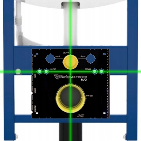 Plasko MULTIFORM MAX profesjonalny szablon do wyznaczania otworów WC