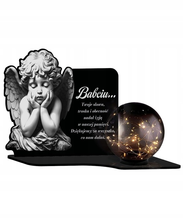 Personalizowany Znicz Solarny LED XL – Wzruszająca Pamiątka Premium Na