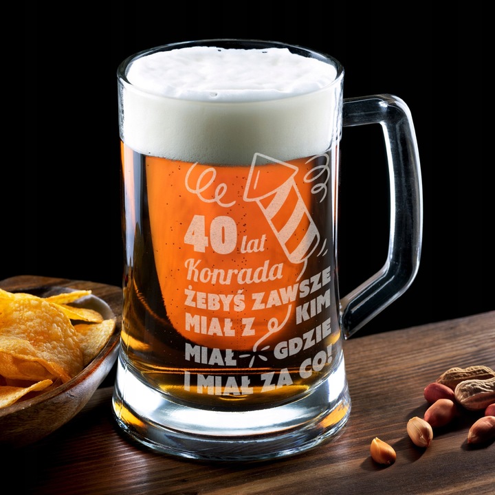 KUFEL Z GRAWEREM KUFEL DO PIWA PREZENT DLA TATY 18 30 40 50 60