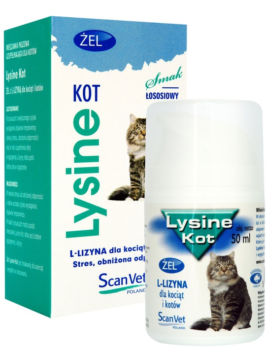 ScanVet Lysine Kot Żel 50 ml