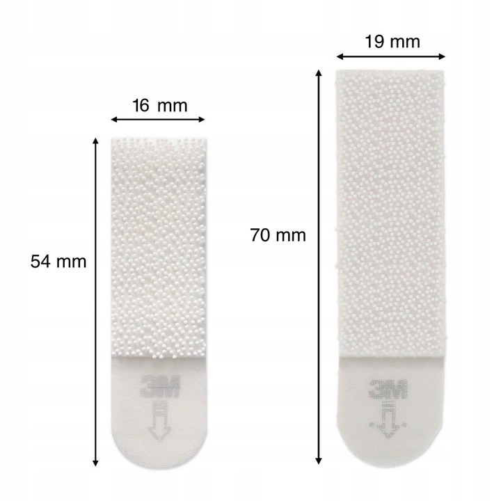 Rzepy Samoprzylepne COMMAND Zestaw 24szt/12par - Bezinwazyjne,bez narzędzi