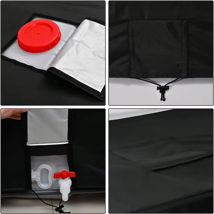 POKROWIEC PLANDEKA NA ZBIORNIK MAUZER BECZKE DESZCZÓWKĘ OCHRONNY UV 1000L