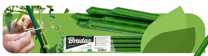 Tyczka Podpora Palik do Pomidorów Roślin Kwiatów 1,1 x 150 cm 10 szt