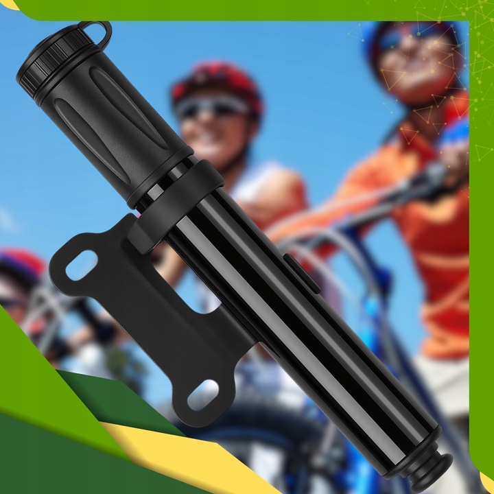 MINI POMPKA ROWEROWA RĘCZNA ALUMINIOWA KOMPAKTOWA DO ROWERU HULAJNOGI 7 BAR