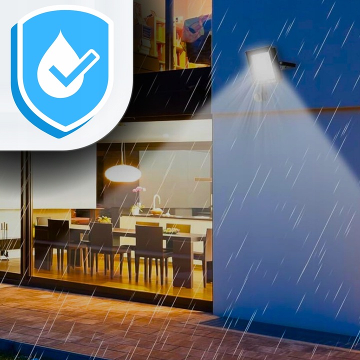 Naświetlacz LED SLIM 30W halogen czujnik ruchu zmierzchu reflektor halogen