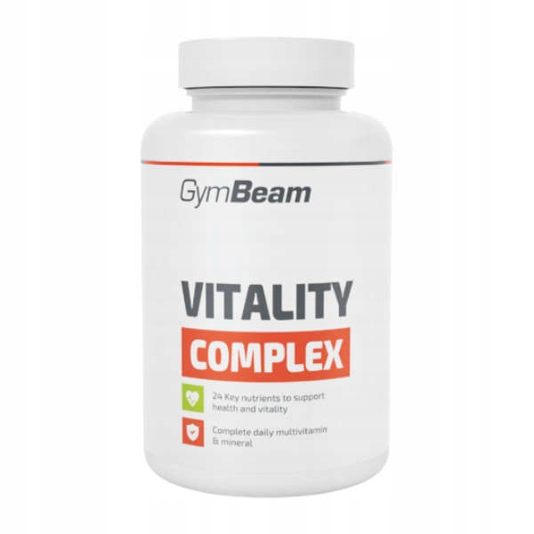 MULTIWITAMINA VITALITY COMPLEX WITAMINY MINERAŁY ODPORNOŚĆ GymBeam 120 tab