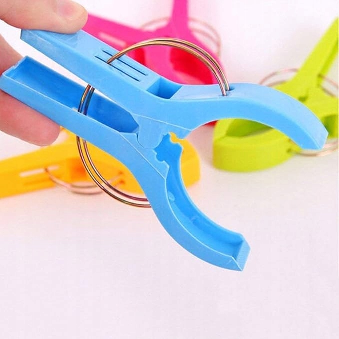 12x Duże Klamry do Ręczników – Klipsy na Leżak Spinacze Plażowe do Ręcznika