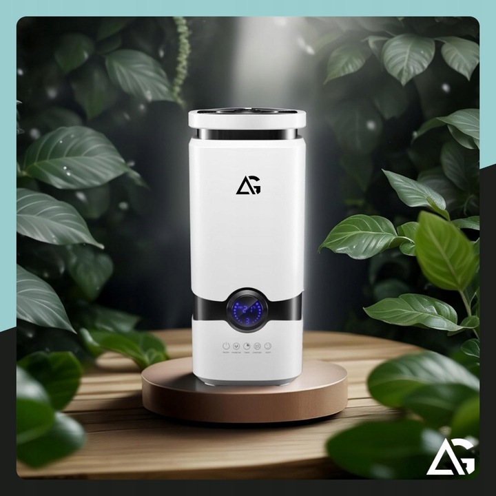 NAWILŻACZ POWIETRZA JONIZATOR AROMATERAPIA DYFUZOR TIMER PILOT + 12x