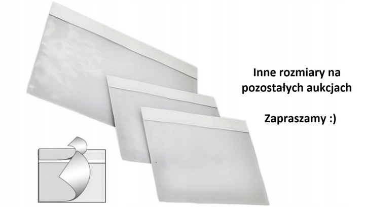 KOPERTY FOLIOWE Przylgi Kangurki C6 1000szt