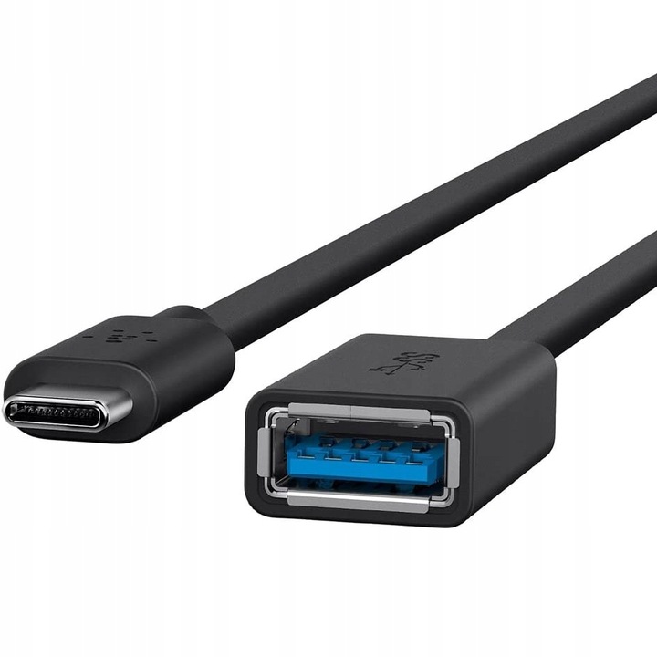 Belkin Kabel Adapter USB-C (M) do USB-A (F), 13 cm