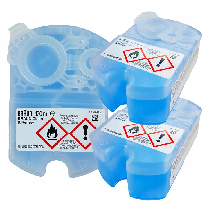 Braun CCR Clean & Renew Lemon Wkład Płyn do czyszczenia Golarek 3 szt