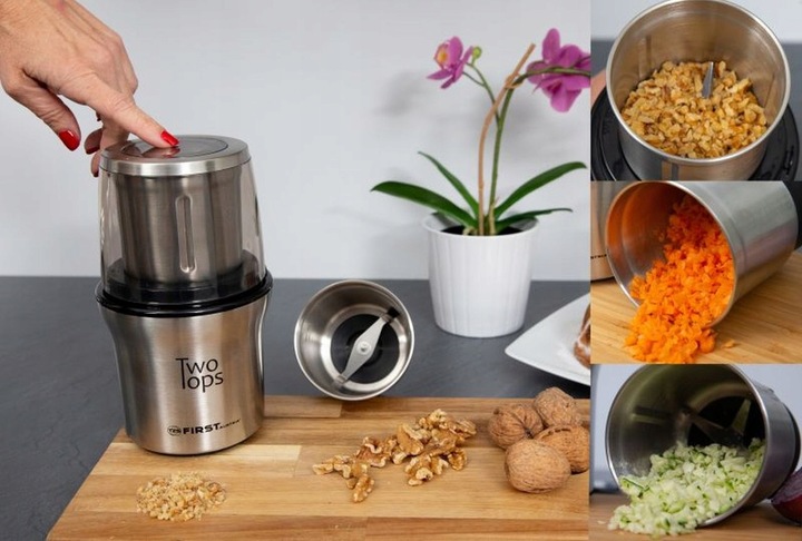 Młynek First Austria do Kawy Ziół Przypraw Orzechów Elektryczny