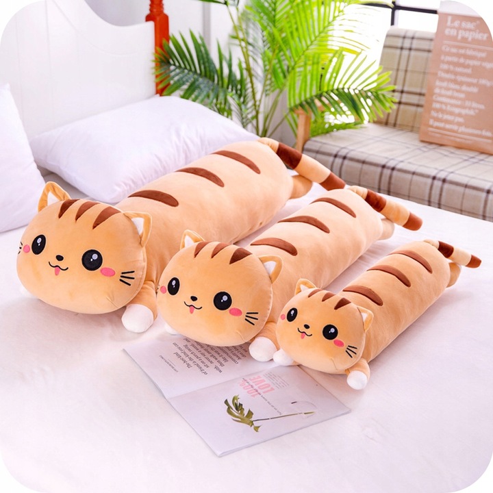 DŁUGI kot KOTEK poduszka MASKOTKA PLUSZAK 70cm