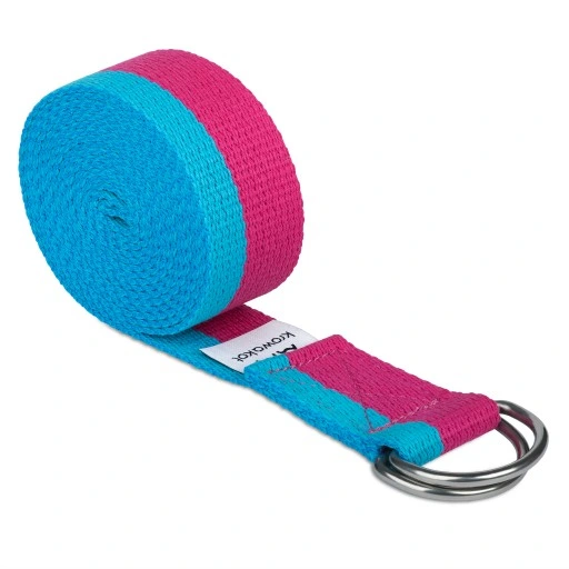 Pasek do jogi klasy Premium, Taśma z Certyfikatem OEKO-TEX, Stal Nierdzewna