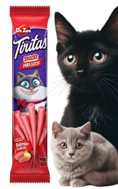 PRZYSMAK DLA KOTA KABANOSY paluszki mix smaków DR ZOO Sticks ZESTAW 6x40g